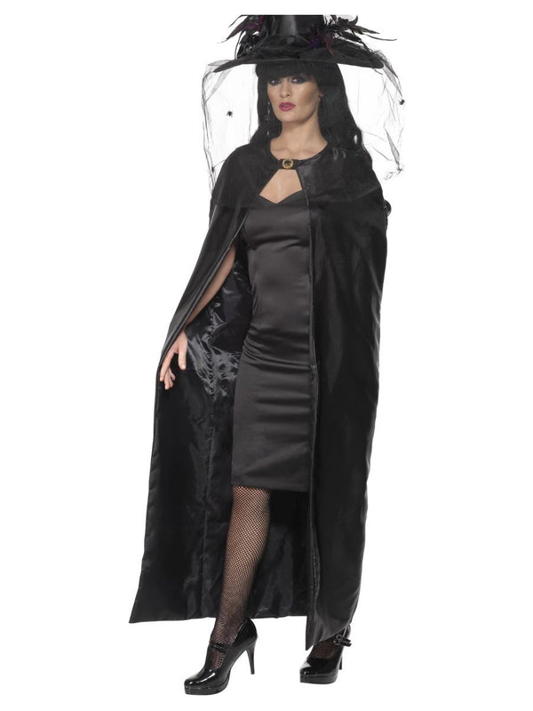 Deluxe Witch Cape, Black